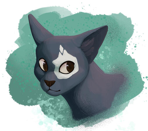 Rendered + Simple background