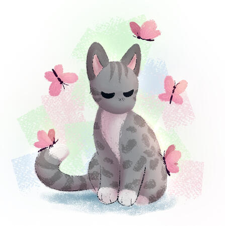 Shaded + Simple background